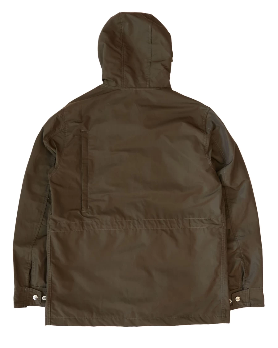 Battenwear Men's Travel Shell Parka in Olive Drab X OD Green