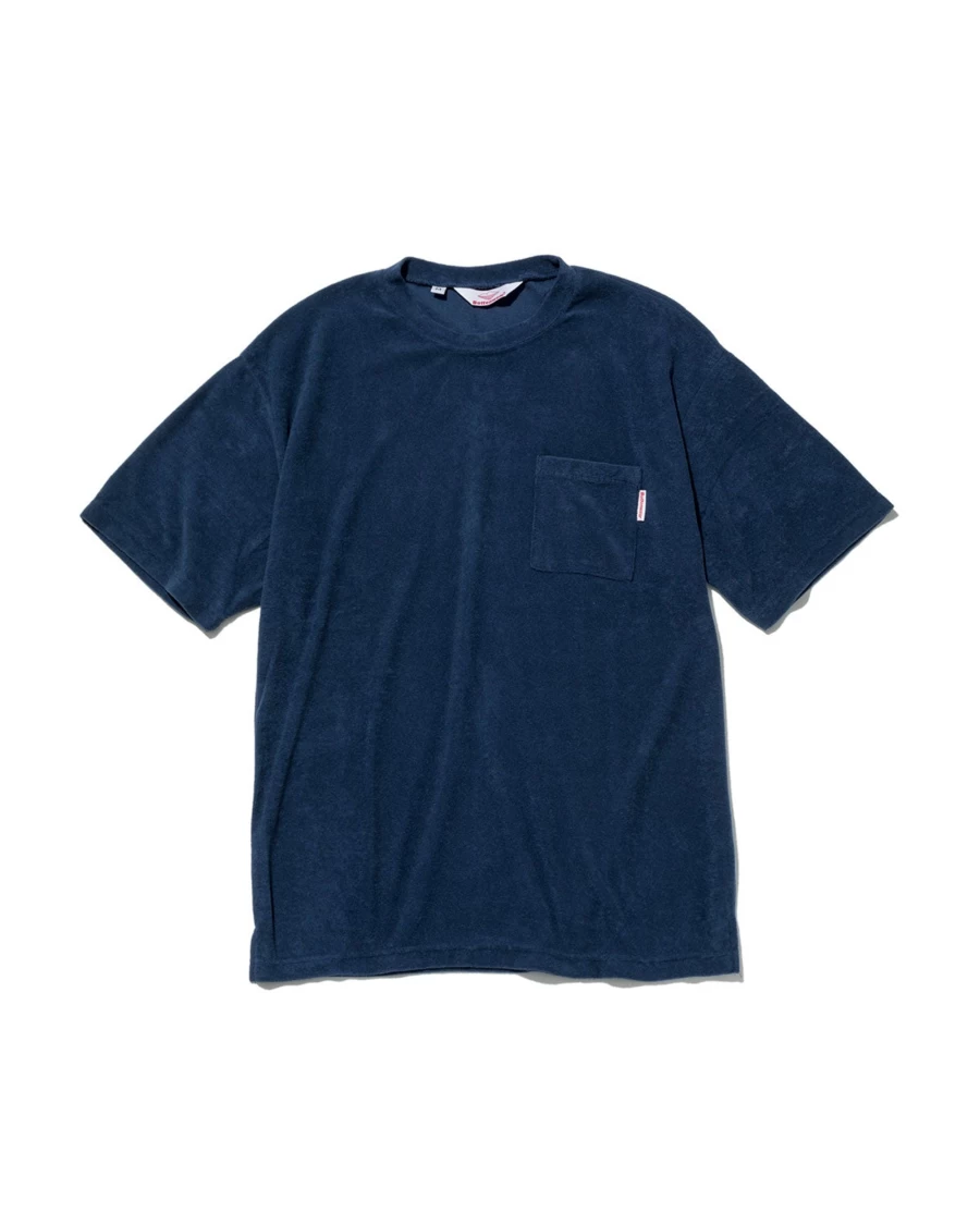 Battenwear Men's Navy Beach Tee - Casual Short Sleeve T-Shirt for Summer