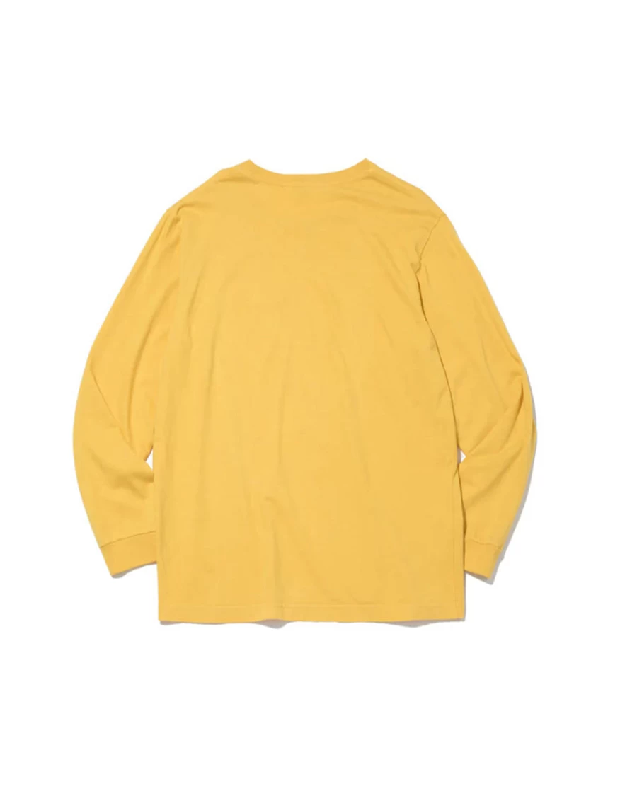 Battenwear Men's Mustard Long Sleeve Pocket T-Shirt - L/S Pocket Tee