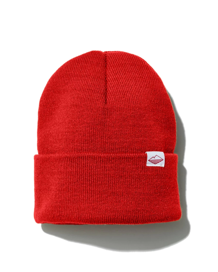 Battenwear Men's Watch Cap V.2 - Dark Red Beanie for Winter