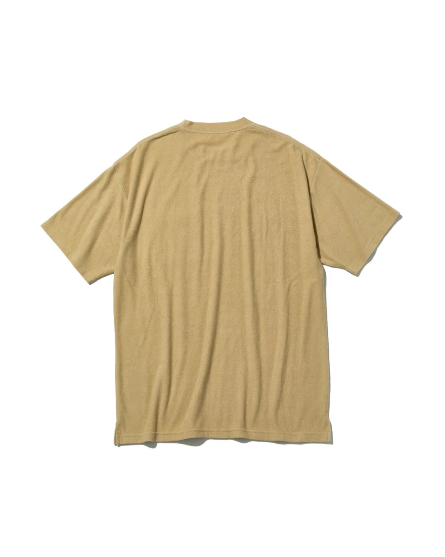 Battenwear Men's Beach Tee in Beige - Casual Comfort Short Sleeve Shirt