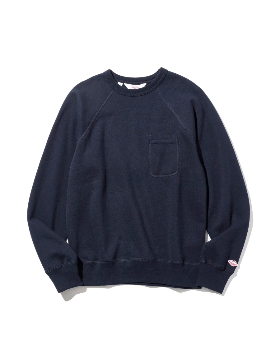 Battenwear Men's Midnight Navy Reach-Up Sweatshirt | Casual Pullover Hoodie