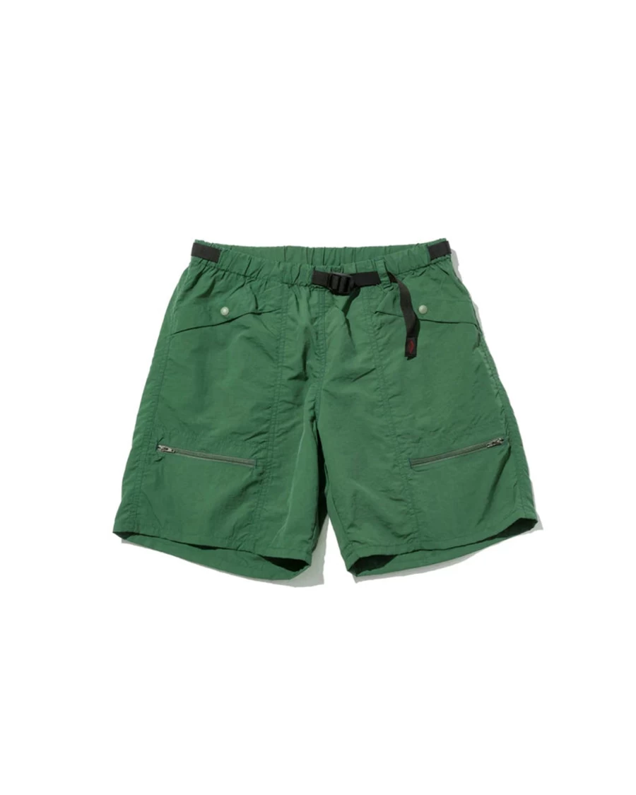 Battenwear Men's Camp Shorts in Green - Lightweight Outdoor Casual Shorts