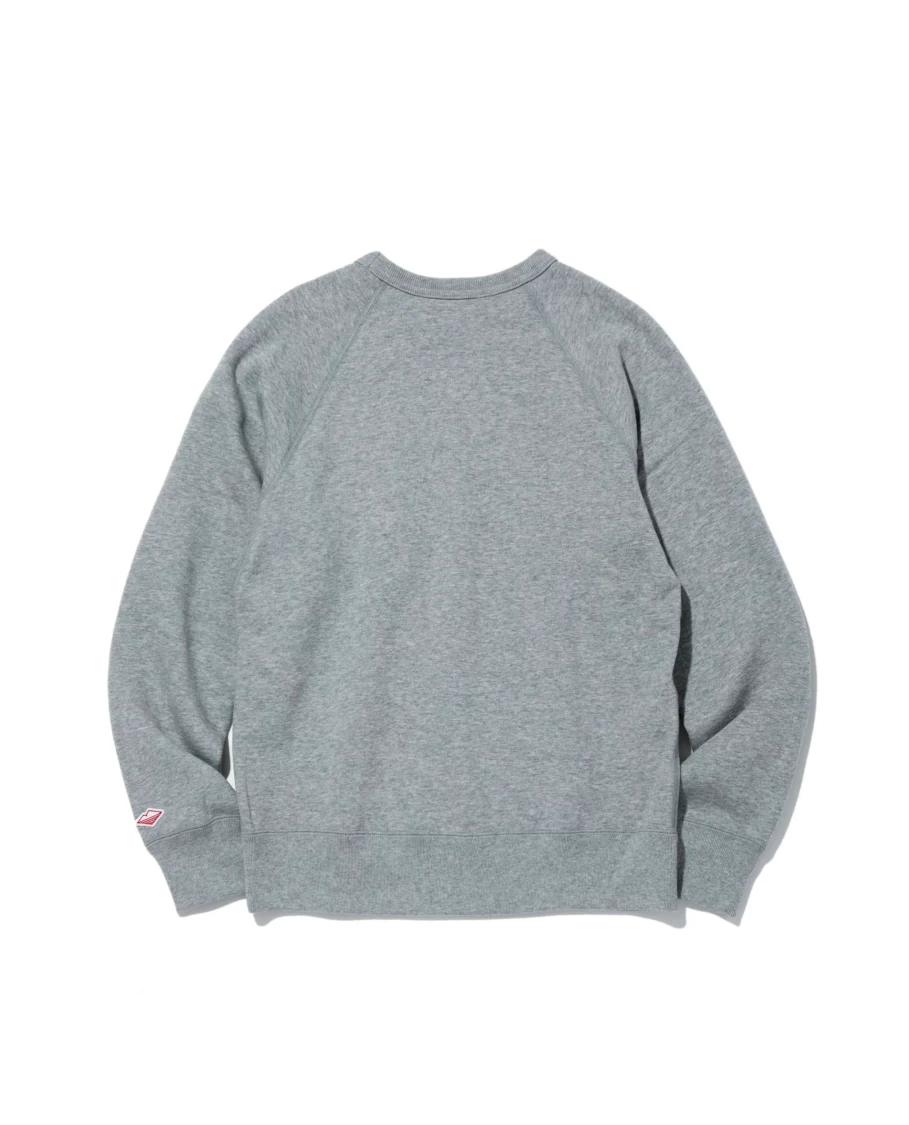 Battenwear Men's Heather Grey Reach-Up Sweatshirt | Casual Pullover Hoodie